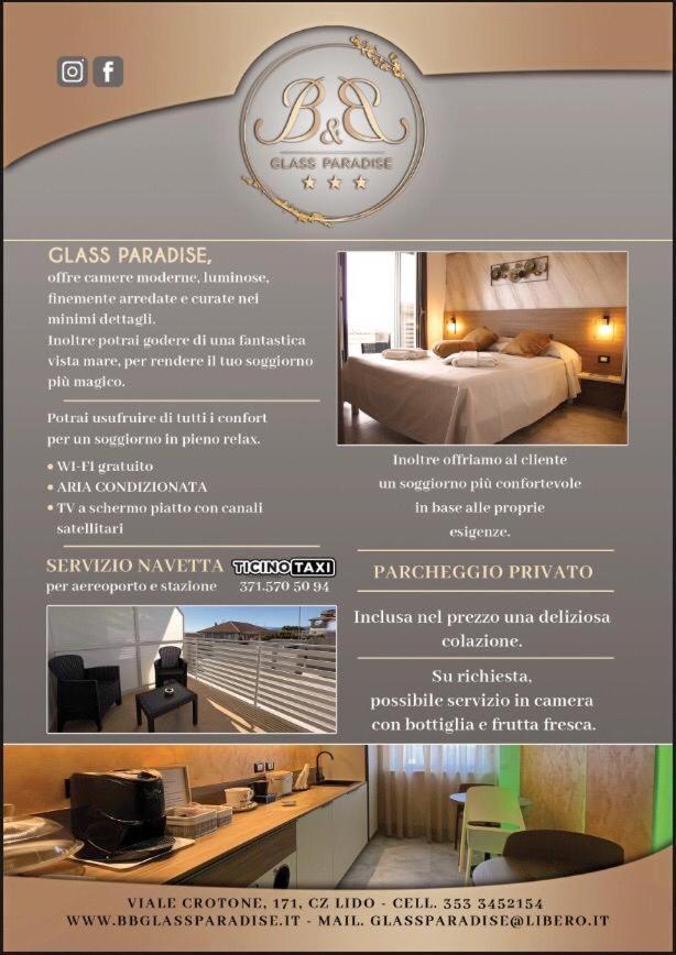 B&B Glass Paradise Катандзаро Экстерьер фото